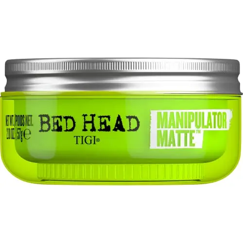 TIGI Bed Head Manipulator Matte Hair Wax Paste in a black container